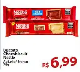Rebouças Supermercados Biscoito Chocobiscuit Nestlé Ao Leite/ Branco oferta