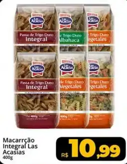 Rebouças Supermercados Macarrão Integral Las Acasias oferta