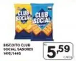 Rede Parceria Biscoito club social sabor oferta