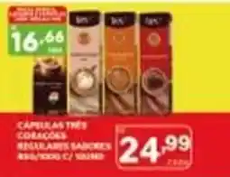 Rede Parceria Cápsulas três corações regulares sabores oferta