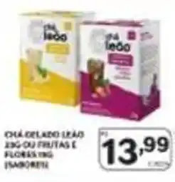 Rede Parceria chá gelado leão 250g ou frutas e florais 150g saborete oferta