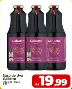 Rebouças Supermercados Suco de Uva Galiotto Integral - Tinto oferta
