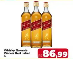 Rebouças Supermercados Whisky Jhonnie Walker Red Label oferta