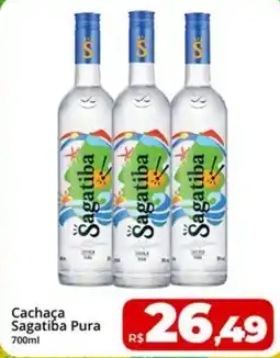Rebouças Supermercados Cachaça Sagatiba Pura oferta