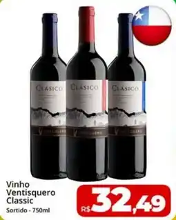 Rebouças Supermercados Vinho Ventisquero Classic oferta