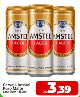 Rebouças Supermercados Cerveja Amstel Puro Malte oferta
