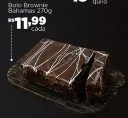 Empório Bahamas Bolo Brownie Bahamas oferta