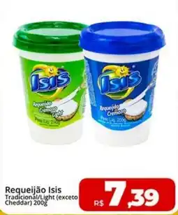 Rebouças Supermercados Requeijão Isis oferta