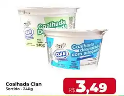 Rebouças Supermercados Coalhada clan sortido oferta