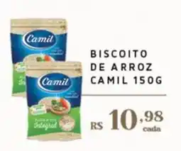 Empório Bahamas biscoito de arroz camil integral oferta