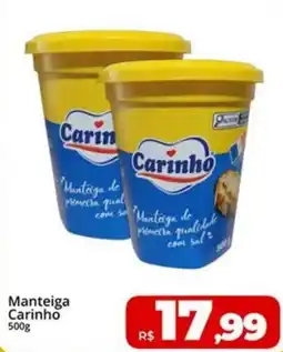 Rebouças Supermercados Manteiga Carinho oferta