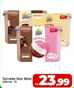 Rebouças Supermercados Sorvete Ster Bom oferta