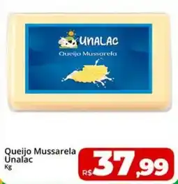 Rebouças Supermercados Queijo mussarela unalac oferta