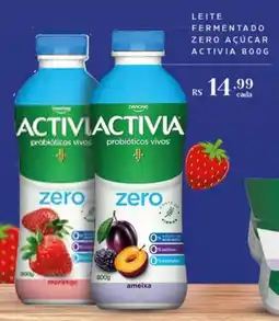 Empório Bahamas Leite fermentado zero açúcar activia 800g oferta