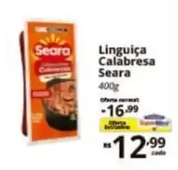 SuperMaxi Linguiça Calabresa Seara oferta