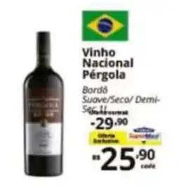 SuperMaxi Vinho Nacional PérGola oferta