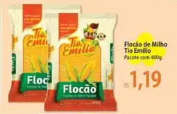 Atacadão Flocão de Milho Tio Emílio oferta
