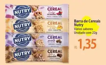Atacadão Barra de Cereais Nutry Vários sabores oferta