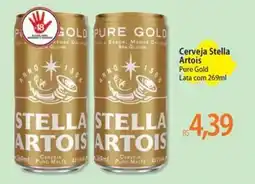 Atacadão Cerveja Stella Artois Pure Gold oferta