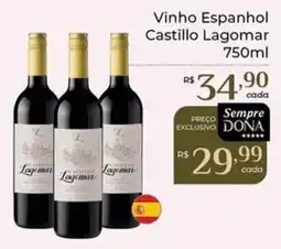 Dona de Casa Vinho Espanhol Castilho Lagomar oferta