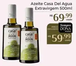 Dona de Casa Azeite casa del agua extravirgem oferta