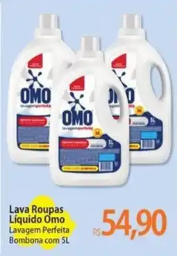 Atacadão Lava Roupas Liquido Omo Lavagem Perfeita oferta