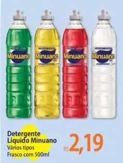 Atacadão Detergente Líquido Minuano Vários tipos oferta