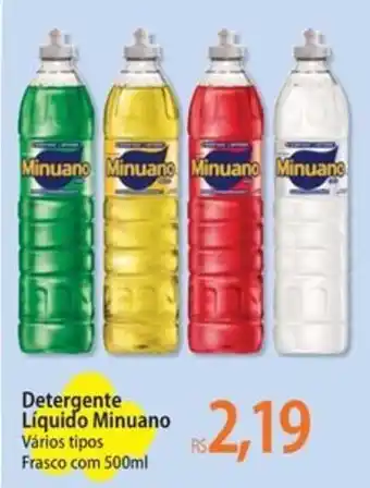 Atacadão Detergente Líquido Minuano Vários tipos oferta