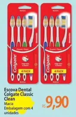 Atacadão Escova Dental Colgate Classic Clean Macia oferta