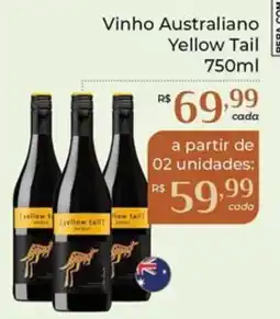 Dona de Casa Vinho Australiano Yellow Tail oferta