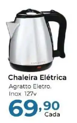 Super Kan Chaleira Elétrica Agratto Eletro. Inox 127v oferta