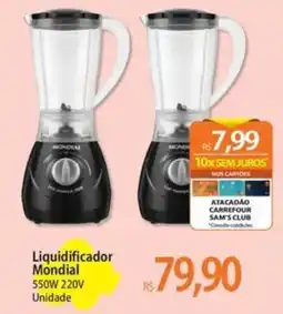Atacadão Liquidificador Mondial oferta