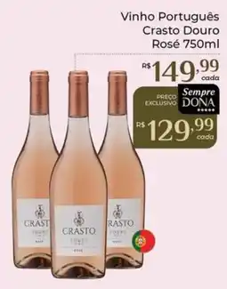 Dona de Casa Vinho Português Crasto Douro Rosé oferta