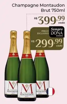 Dona de Casa Champagne Montaudon Brut oferta