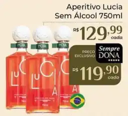 Dona de Casa Aperitivo lucia sem álcool oferta