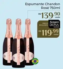 Dona de Casa Espumante Chandon Rosé oferta