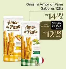 Dona de Casa Grissini Amor di Pane Sabores oferta