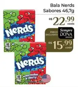 Dona de Casa Bala Nerds Sabores oferta