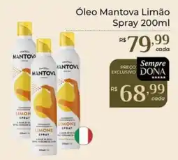 Dona de Casa Óleo Mantova Limão Spray oferta