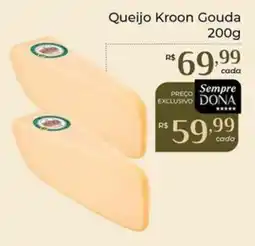 Dona de Casa Queijo Kroon Gouda oferta