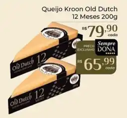Dona de Casa Queijo Kroon Old Dutch 12 Meses oferta