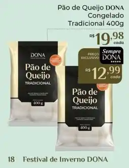 Dona de Casa Pão de Queijo Tradicional oferta