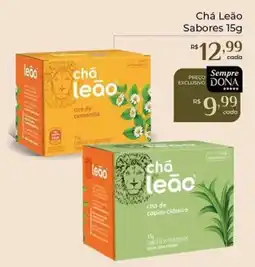 Dona de Casa Chá Leão Sabores oferta
