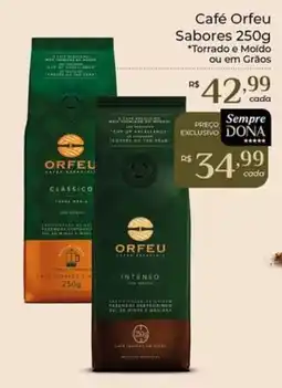 Dona de Casa Café Orfeu Sabores oferta