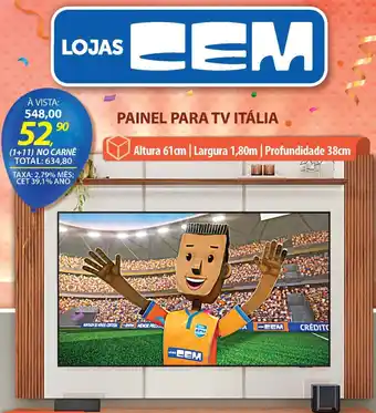 Painel para tv itália