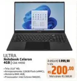 Deltasul ULTRA Notebook Celeron 4GB oferta