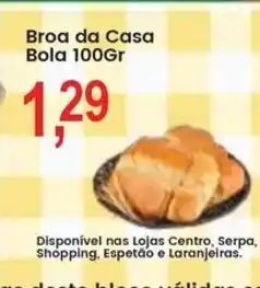 Federzoni Supermercados Broa da Casa Bola oferta