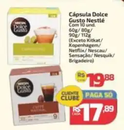 Supermercado Jacomar Cápsula dolce gusto nestlé oferta