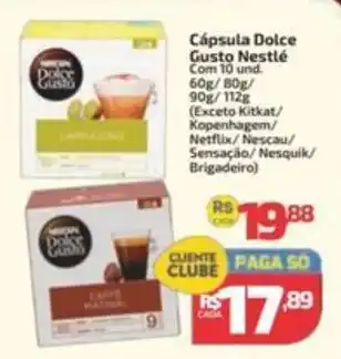 Supermercado Jacomar Cápsula dolce gusto nestlé oferta
