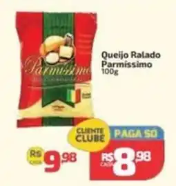 Supermercado Jacomar Queijo Ralado Parmissimo oferta